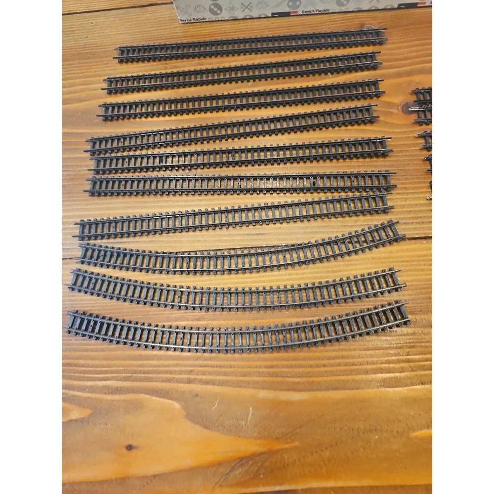 VTG Revell/Rapido N-Gauge Tracks Mixed Lot of 15 pc READ